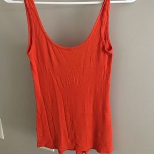 H&M ribbed orange tank top